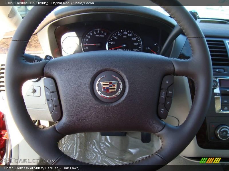 Crystal Red / Shale/Cocoa 2009 Cadillac DTS Luxury