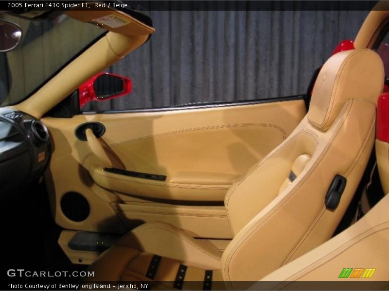 Red / Beige 2005 Ferrari F430 Spider F1