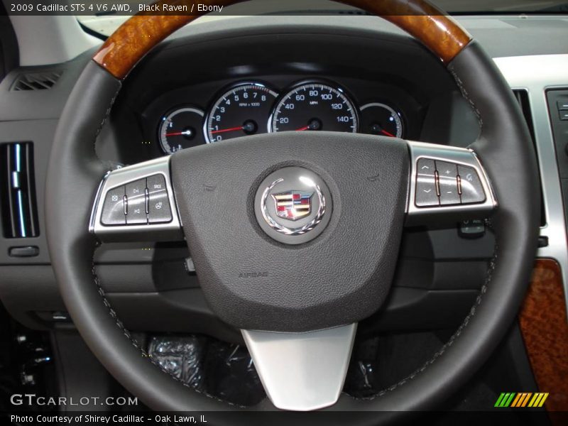 Black Raven / Ebony 2009 Cadillac STS 4 V6 AWD