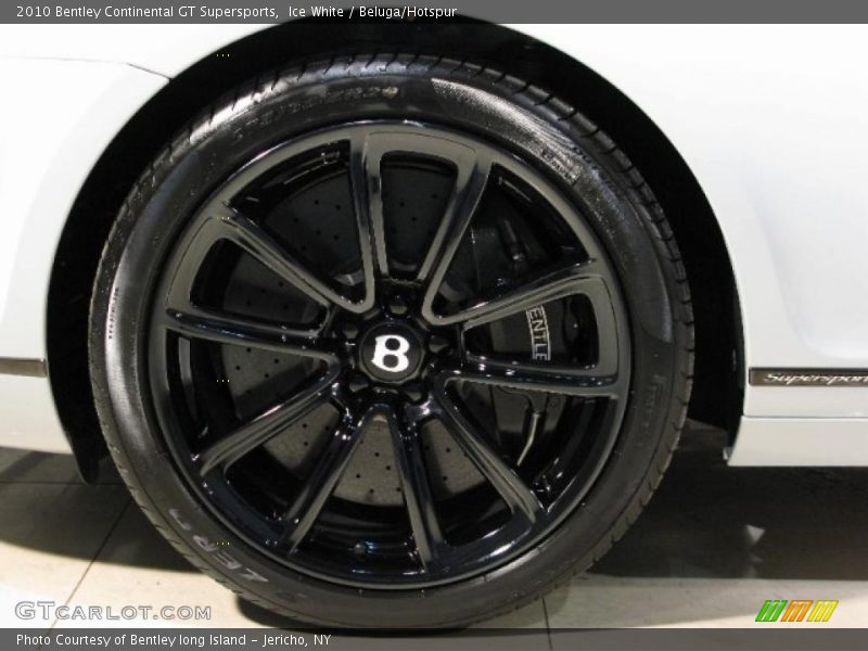 Ice White / Beluga/Hotspur 2010 Bentley Continental GT Supersports