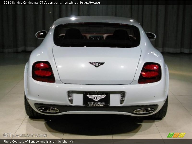 Ice White / Beluga/Hotspur 2010 Bentley Continental GT Supersports