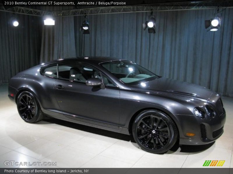 Anthracite / Beluga/Porpoise 2010 Bentley Continental GT Supersports