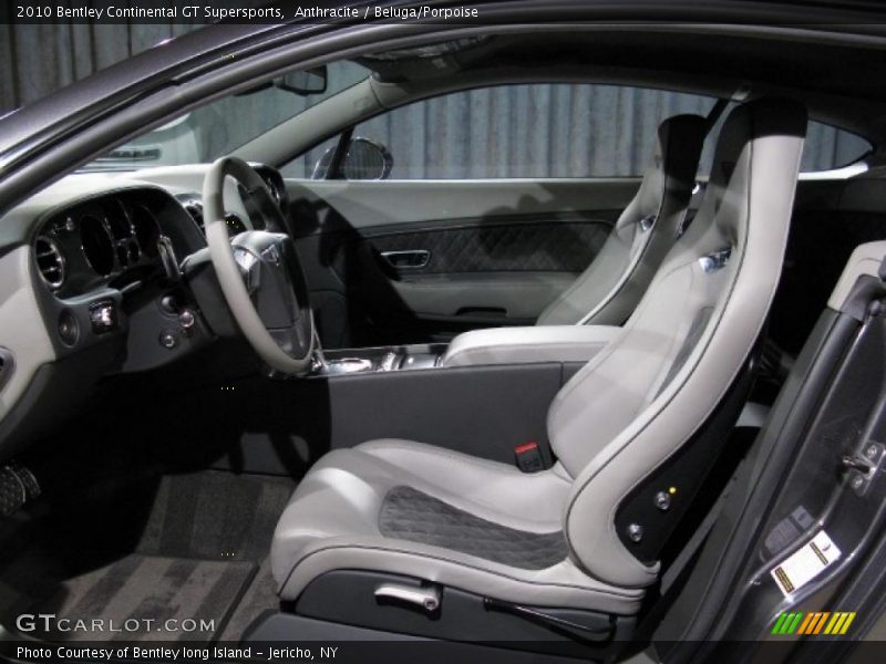 Anthracite / Beluga/Porpoise 2010 Bentley Continental GT Supersports