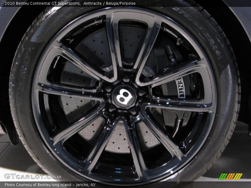Anthracite / Beluga/Porpoise 2010 Bentley Continental GT Supersports