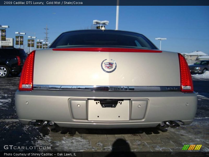 Gold Mist / Shale/Cocoa 2009 Cadillac DTS Luxury