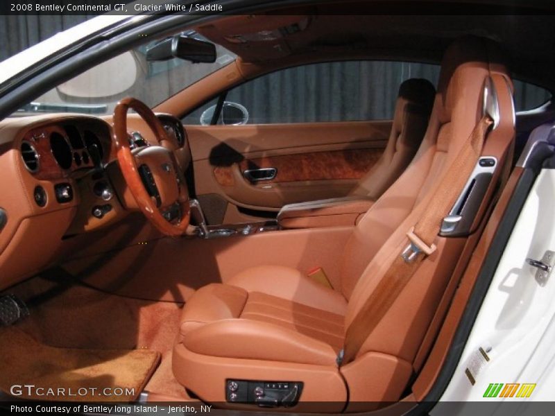 Glacier White / Saddle 2008 Bentley Continental GT