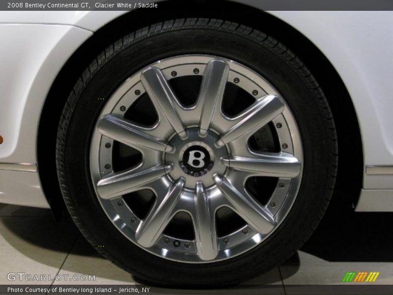 Glacier White / Saddle 2008 Bentley Continental GT