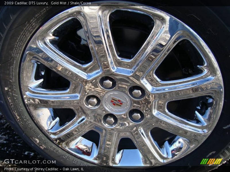 Gold Mist / Shale/Cocoa 2009 Cadillac DTS Luxury