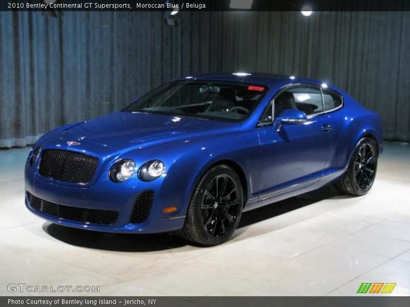 Moroccan Blue / Beluga 2010 Bentley Continental GT Supersports