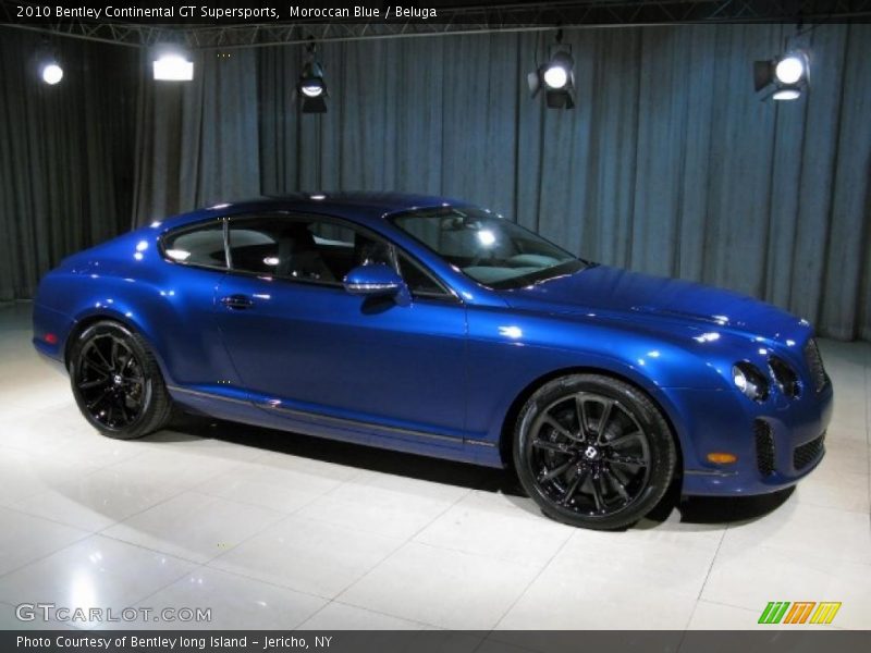 Moroccan Blue / Beluga 2010 Bentley Continental GT Supersports