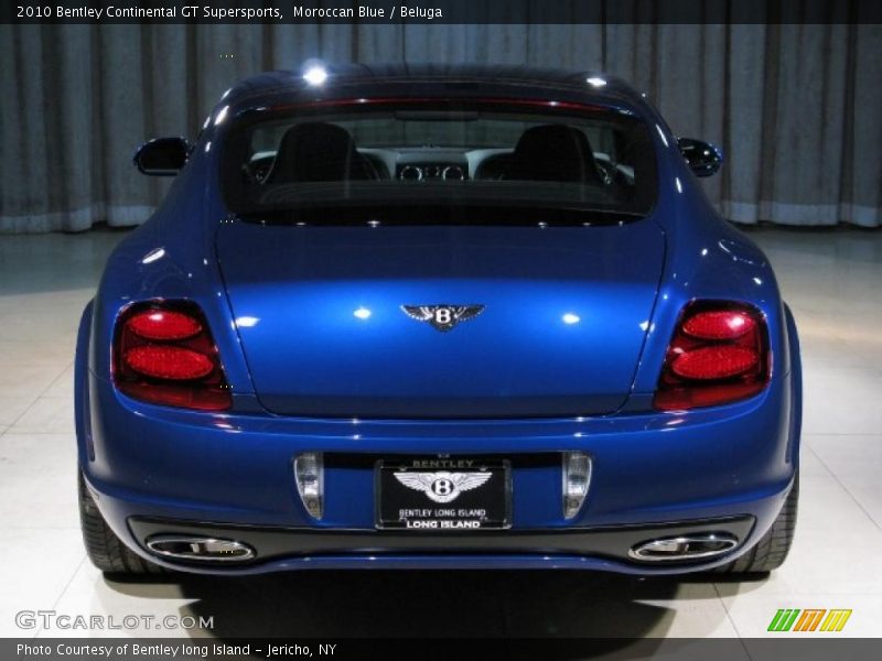 Moroccan Blue / Beluga 2010 Bentley Continental GT Supersports