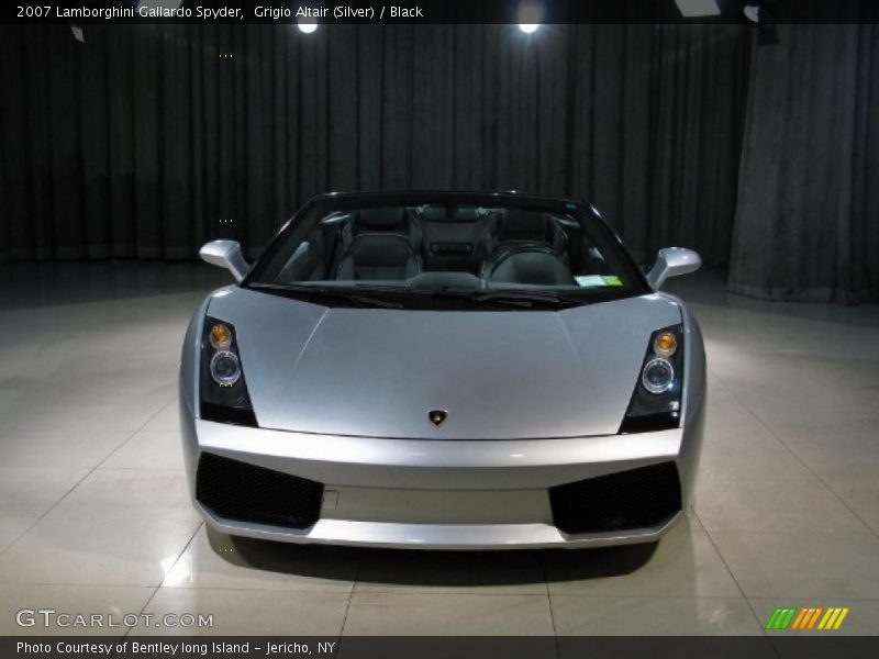 Grigio Altair (Silver) / Black 2007 Lamborghini Gallardo Spyder