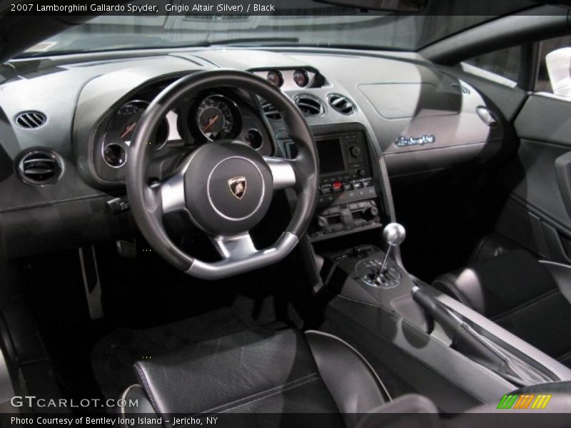 Black Interior - 2007 Gallardo Spyder 