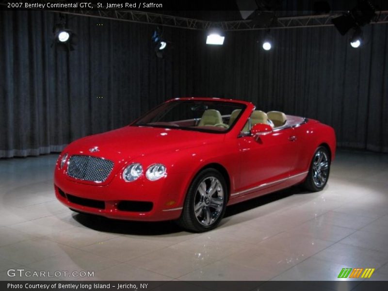 St. James Red / Saffron 2007 Bentley Continental GTC