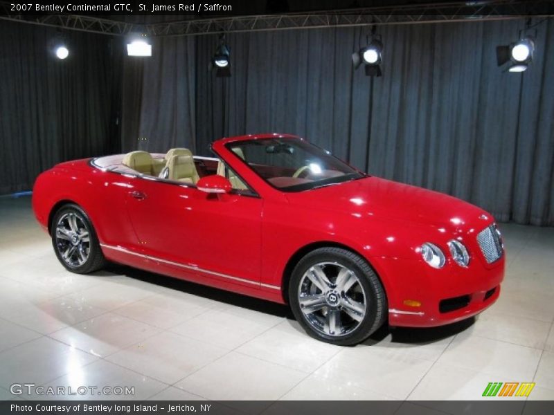 St. James Red / Saffron 2007 Bentley Continental GTC