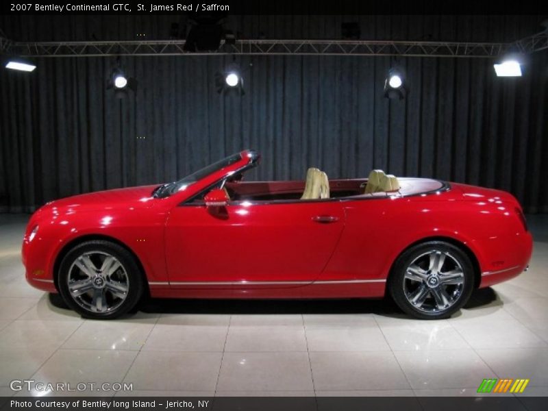 St. James Red / Saffron 2007 Bentley Continental GTC