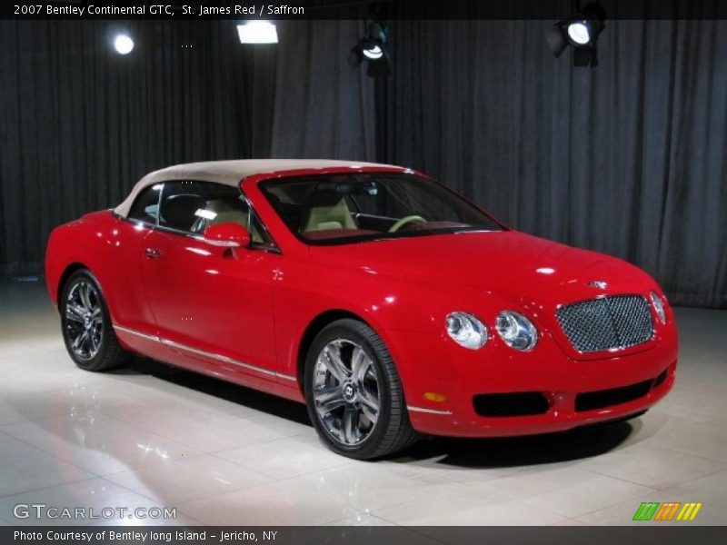 St. James Red / Saffron 2007 Bentley Continental GTC