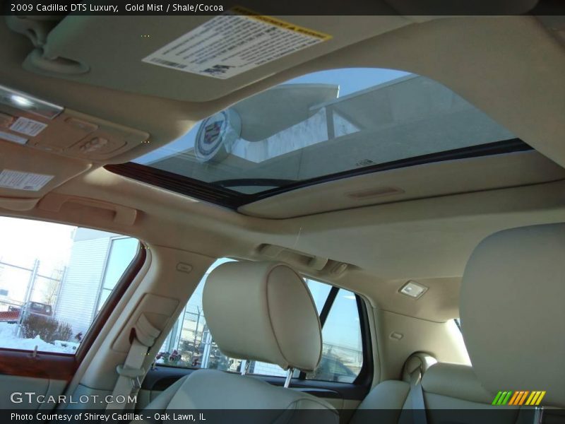 Gold Mist / Shale/Cocoa 2009 Cadillac DTS Luxury