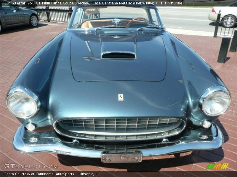 Casa Genziana Metallic (House Blue) / Pelle Naturale 1956 Ferrari 250 GT Pinin Farina Coupe Speciale