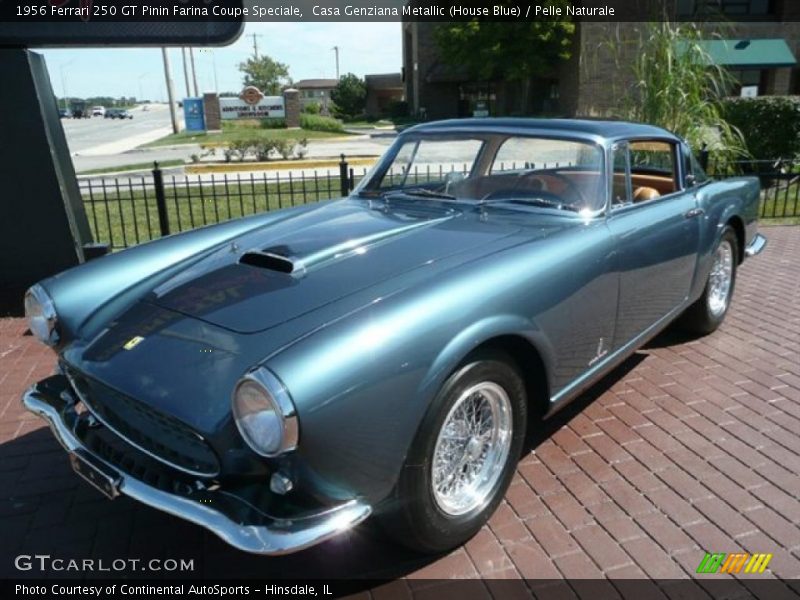  1956 250 GT Pinin Farina Coupe Speciale Casa Genziana Metallic (House Blue)