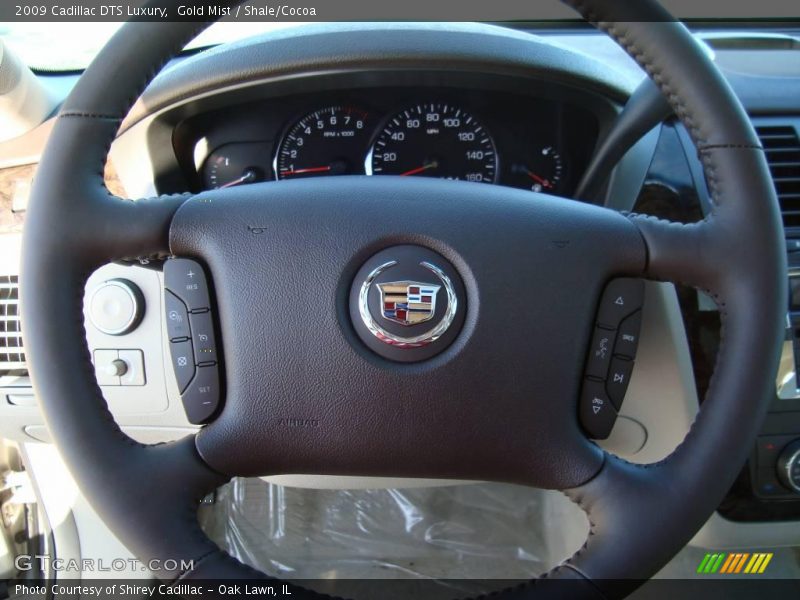 Gold Mist / Shale/Cocoa 2009 Cadillac DTS Luxury