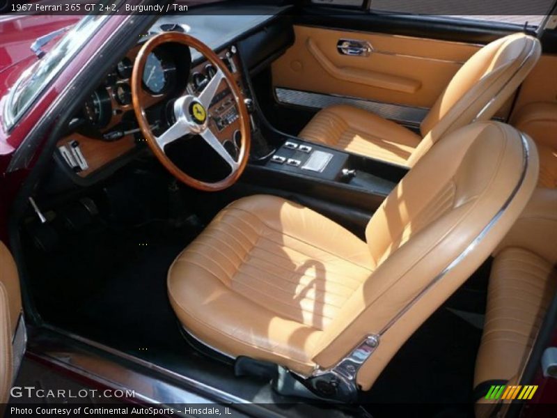 Burgundy / Tan 1967 Ferrari 365 GT 2+2