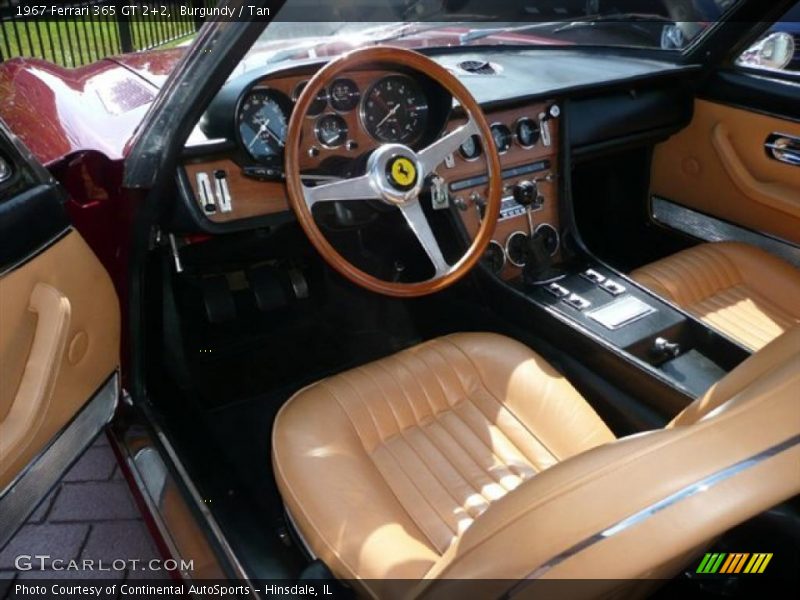 Burgundy / Tan 1967 Ferrari 365 GT 2+2