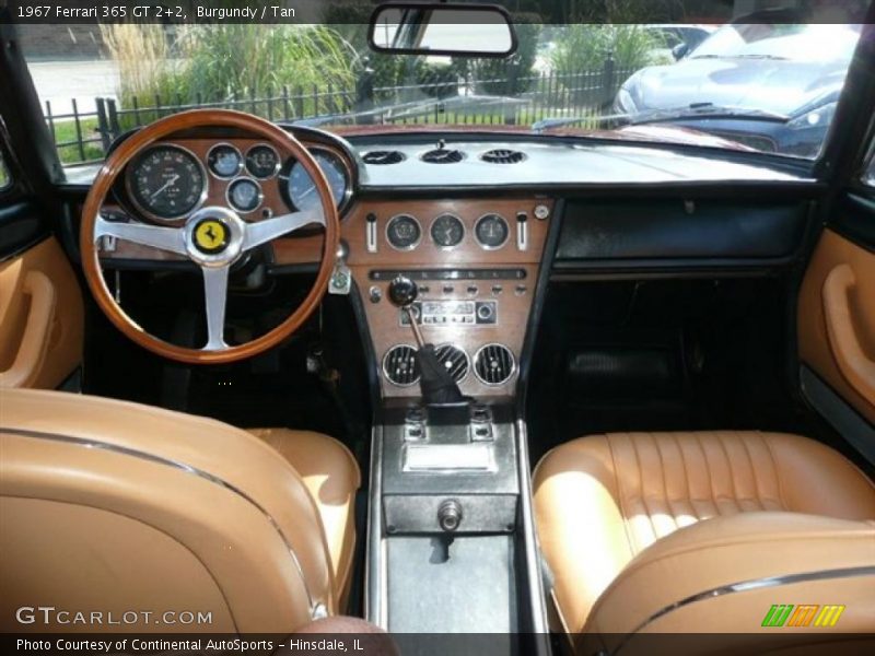 Burgundy / Tan 1967 Ferrari 365 GT 2+2