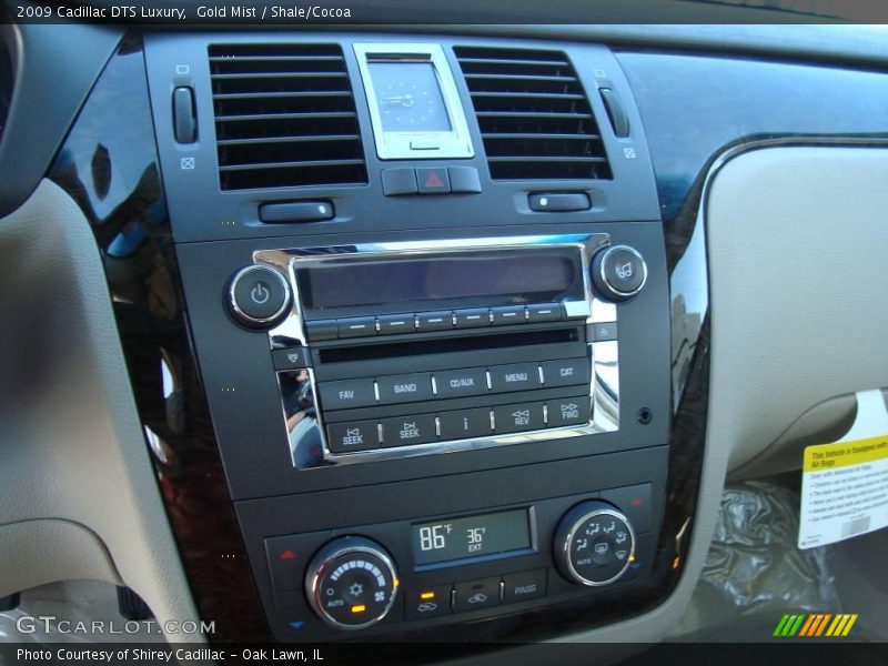 Gold Mist / Shale/Cocoa 2009 Cadillac DTS Luxury