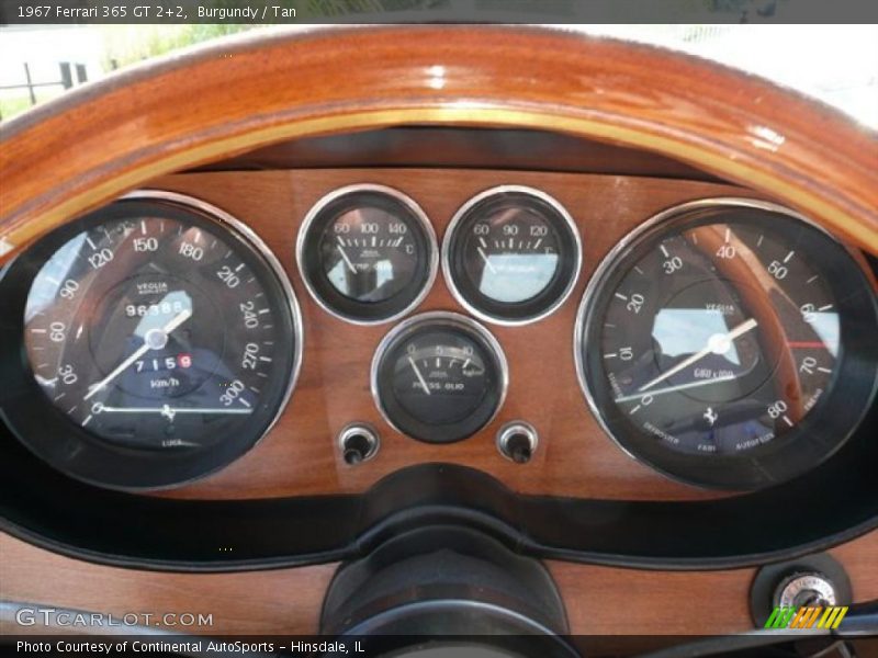Burgundy / Tan 1967 Ferrari 365 GT 2+2