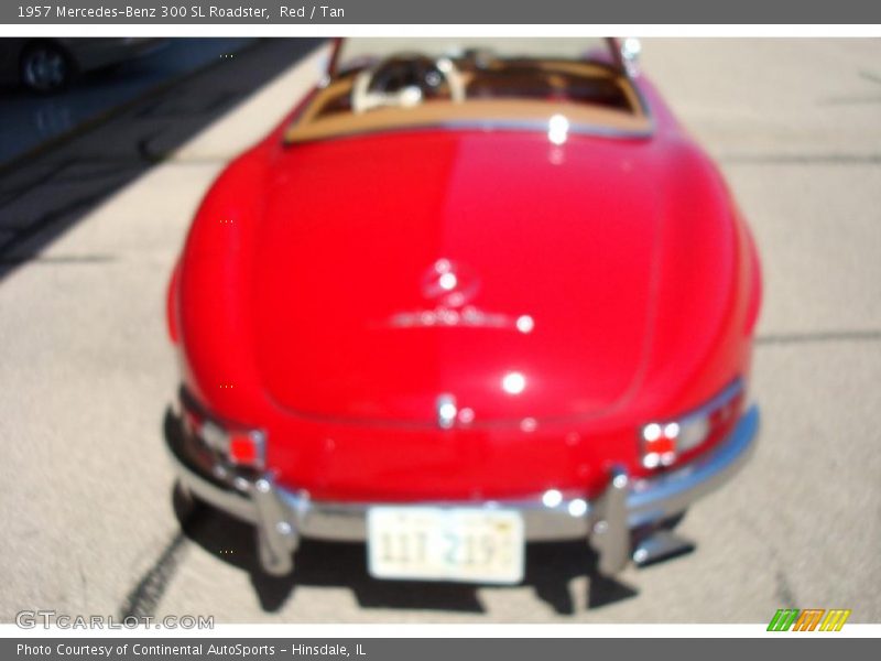 Red / Tan 1957 Mercedes-Benz 300 SL Roadster