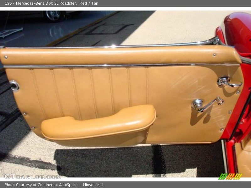 Red / Tan 1957 Mercedes-Benz 300 SL Roadster