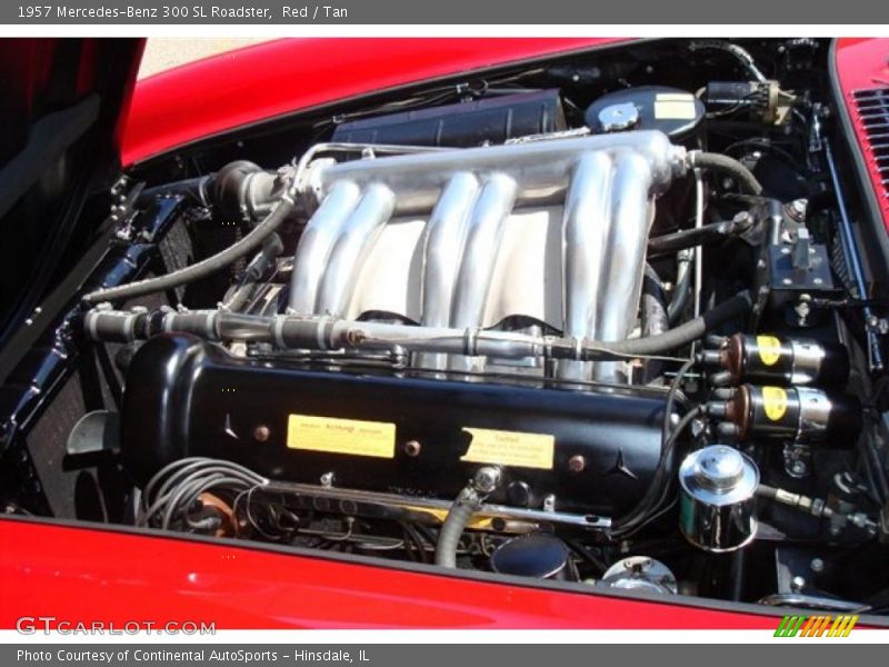 Red / Tan 1957 Mercedes-Benz 300 SL Roadster