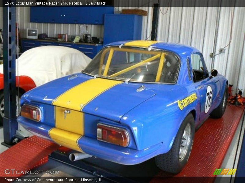 Blue / Black 1970 Lotus Elan Vintage Racer 26R Replica