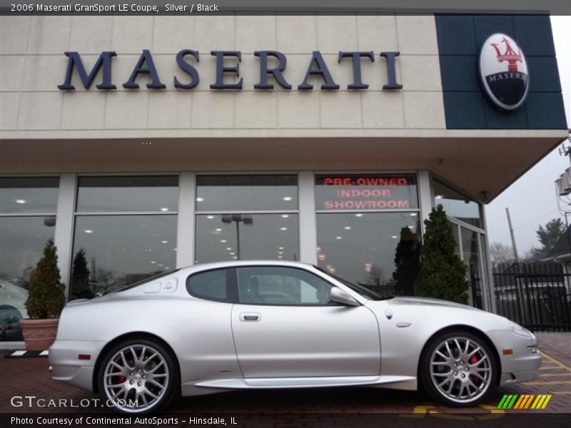 Silver / Black 2006 Maserati GranSport LE Coupe