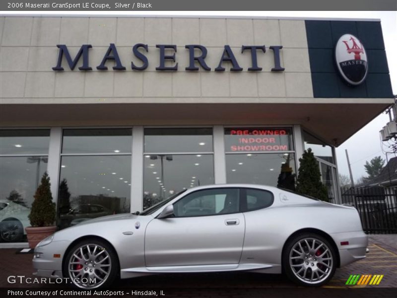 Silver / Black 2006 Maserati GranSport LE Coupe
