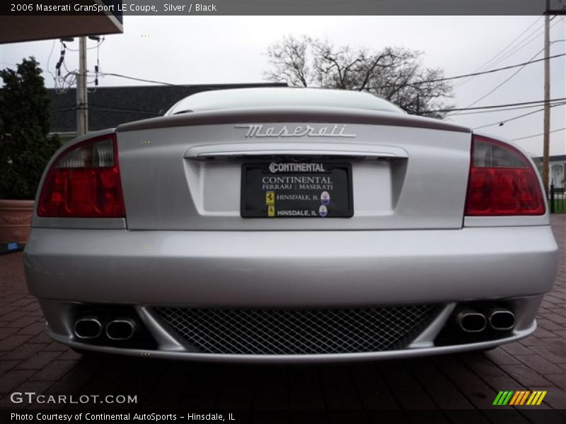 Silver / Black 2006 Maserati GranSport LE Coupe
