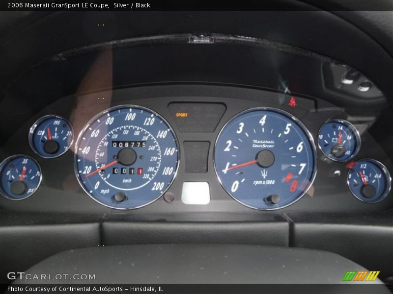 Silver / Black 2006 Maserati GranSport LE Coupe