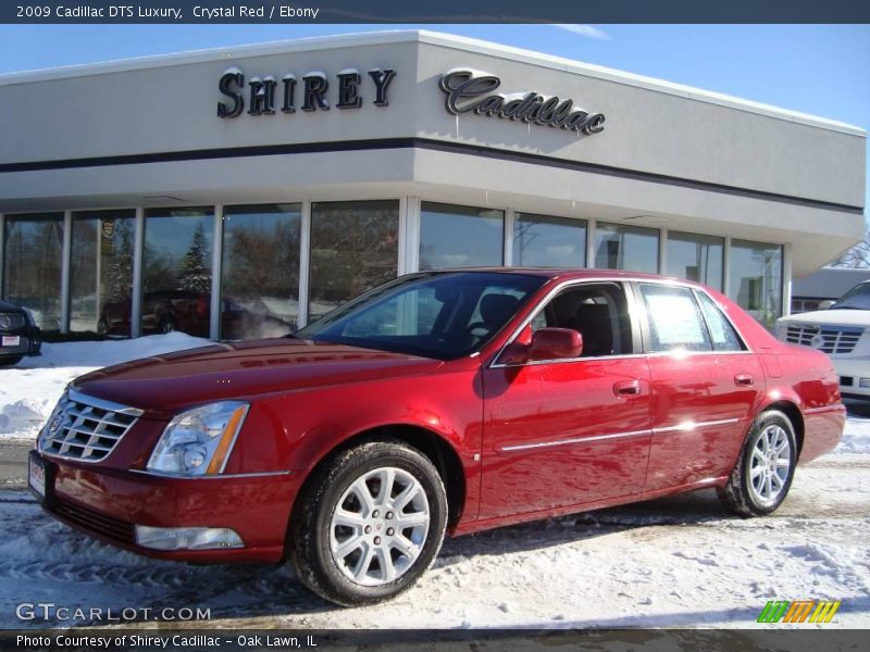Crystal Red / Ebony 2009 Cadillac DTS Luxury