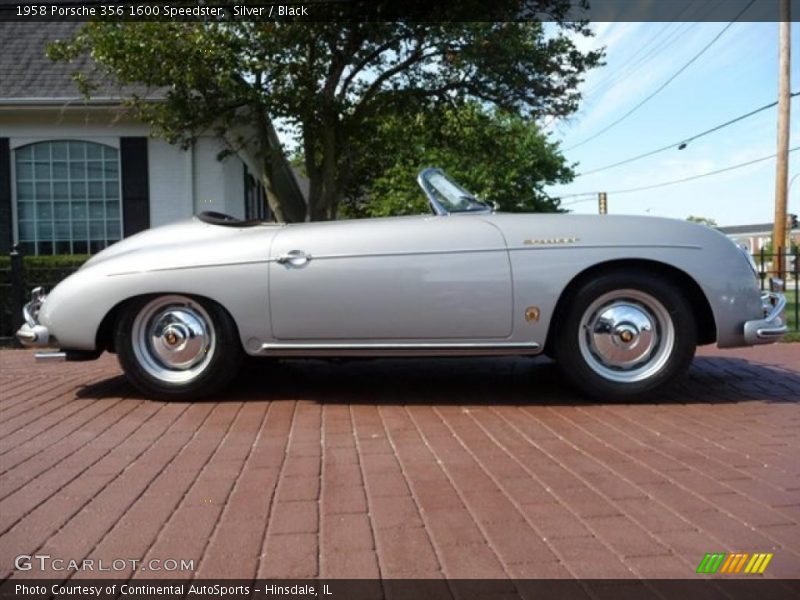 Silver / Black 1958 Porsche 356 1600 Speedster