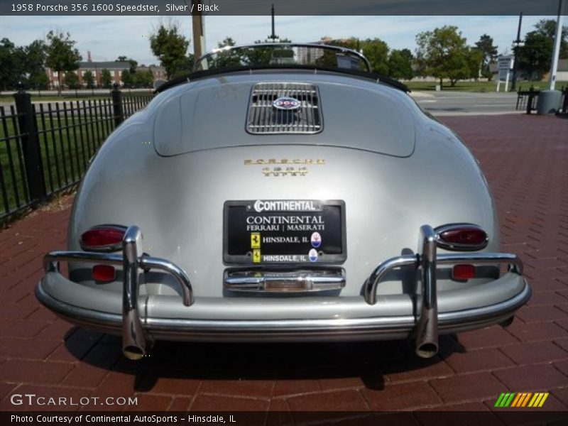Silver / Black 1958 Porsche 356 1600 Speedster