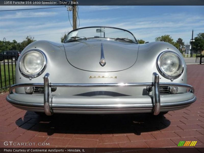 Silver / Black 1958 Porsche 356 1600 Speedster