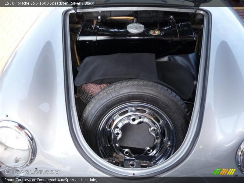 Silver / Black 1958 Porsche 356 1600 Speedster
