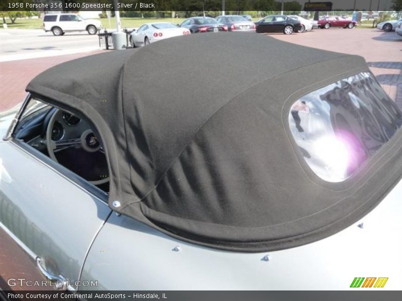 Silver / Black 1958 Porsche 356 1600 Speedster