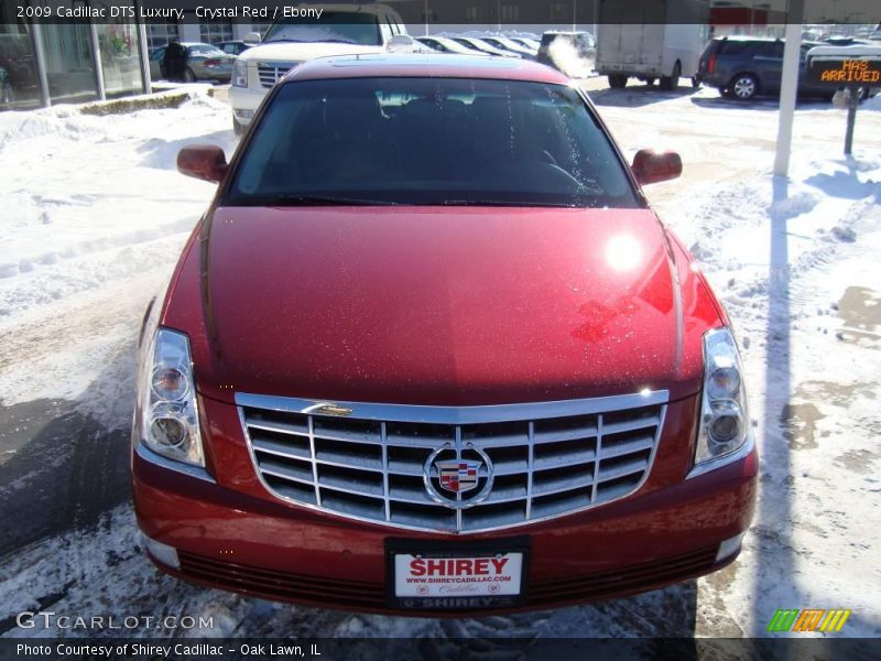 Crystal Red / Ebony 2009 Cadillac DTS Luxury