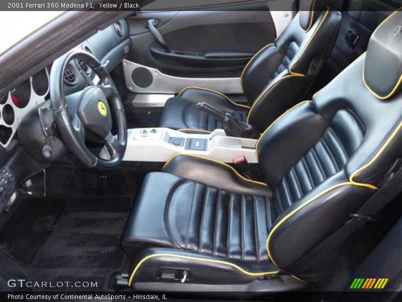 Yellow / Black 2001 Ferrari 360 Modena F1