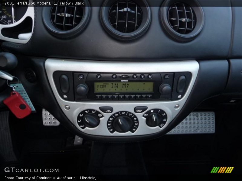Yellow / Black 2001 Ferrari 360 Modena F1
