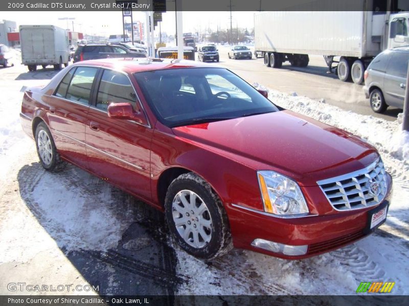 Crystal Red / Ebony 2009 Cadillac DTS Luxury