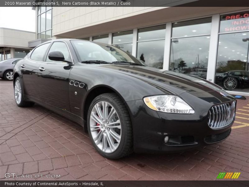 Nero Carbonio (Black Metallic) / Cuoio 2010 Maserati Quattroporte S