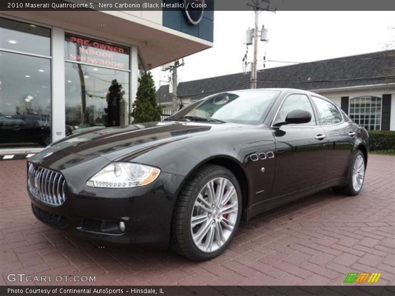 Nero Carbonio (Black Metallic) / Cuoio 2010 Maserati Quattroporte S